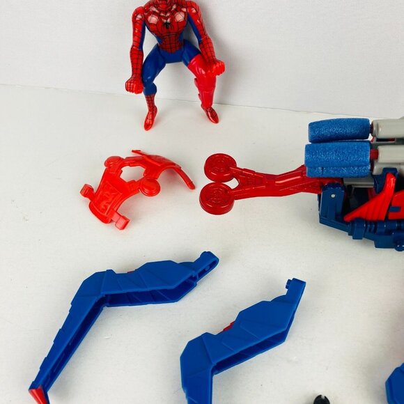 Hasbro Nickelodeon Spiderman Origins Gatling Wrist Dart Blaster & Other Spidey - Picture 3 of 9